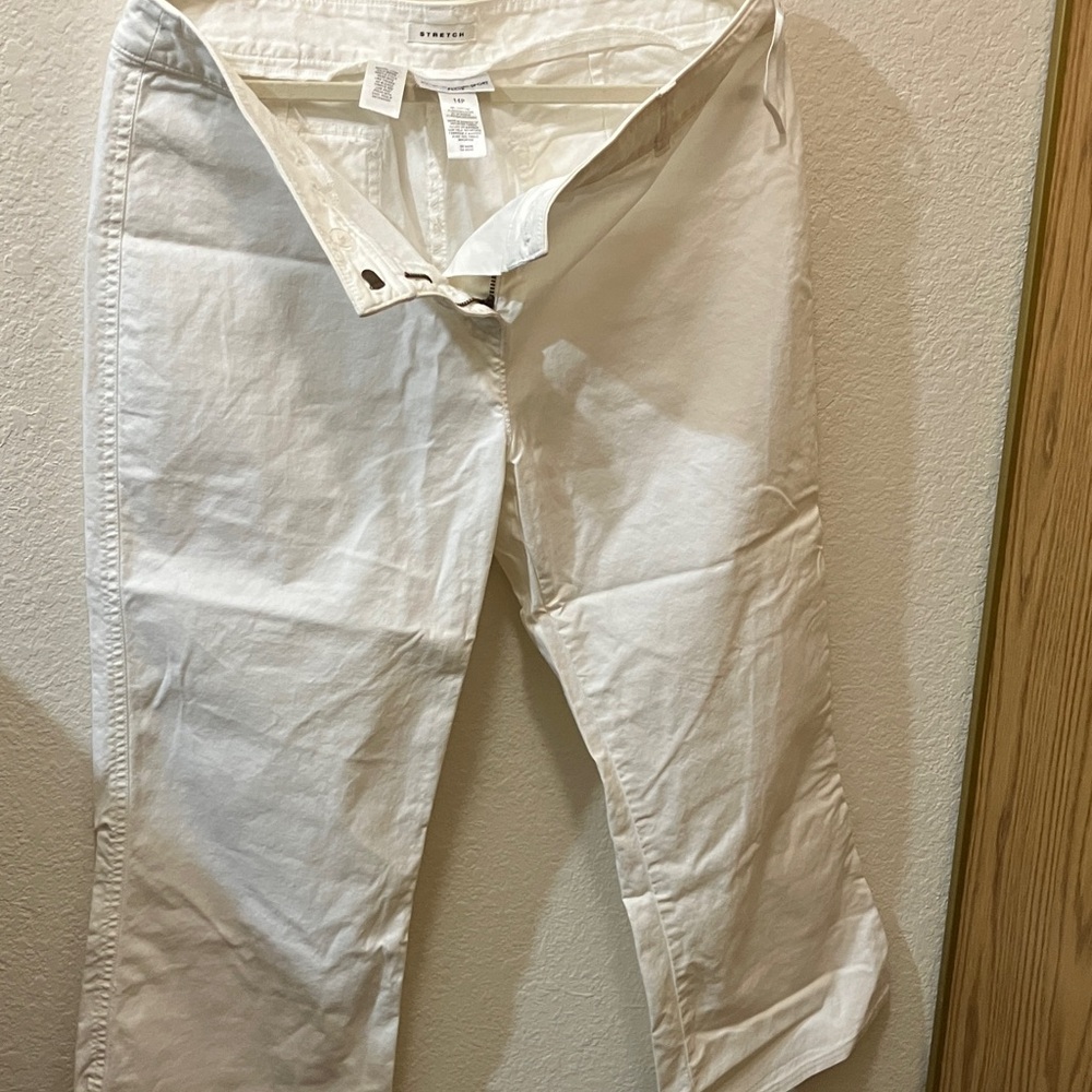 Jones New York Sport White Pants